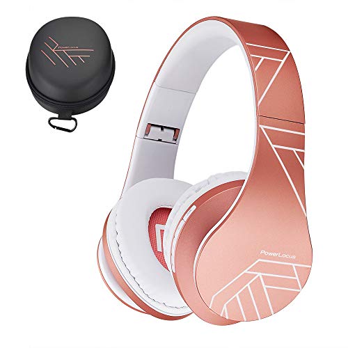 Auriculares Bluetooth PowerLocus P2 Oro Rosa Shopavia