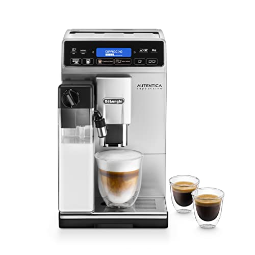La cafetera superautomática más vendida es de De'Longhi, está rebajadísima,  y te permite preparar espressos y cappuccinos