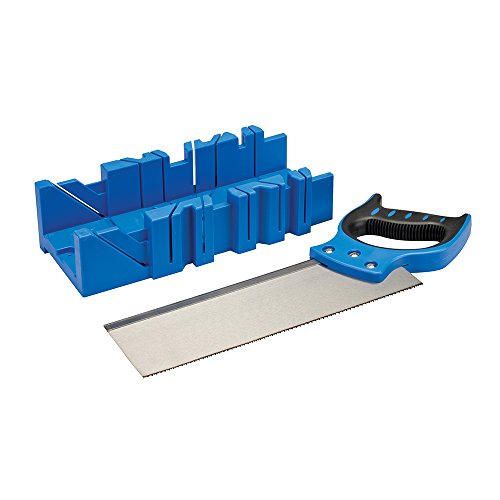 Silverline Tools 335464 - Caja de ingletes con sierra (300 x 90 mm