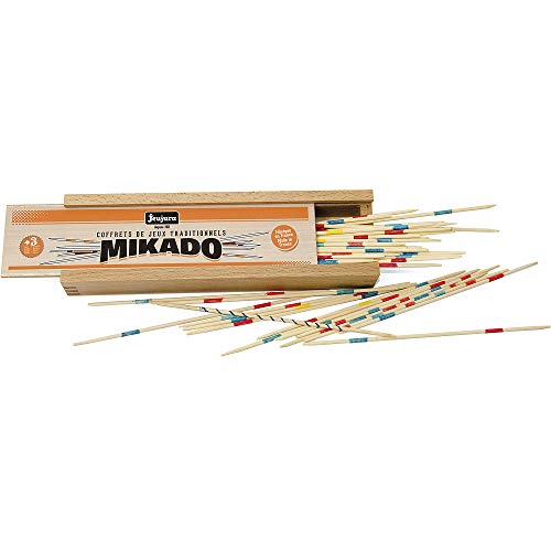 Juego de mikado de madera.