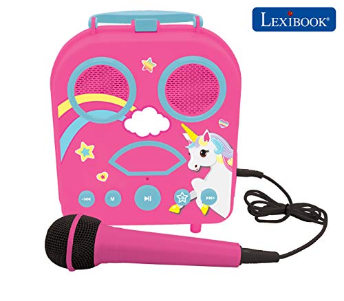 Karaoke Unicornio LEXIBOOK Micro Star inalámbrico con Bluetooth y micrófono  – Shopavia