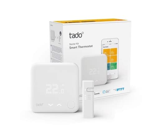 tado° Termostato Inteligente Cableado Kit de Inicio + Accesorio para  control de habitaciones múltiples